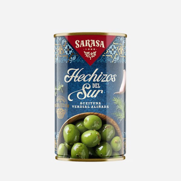 ACEITUNAS HECHIZOS SUR LATA 3KG SARASA