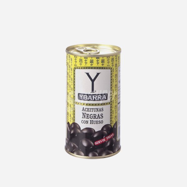 ACEITUNAS NEGRAS YBARRA 1/2