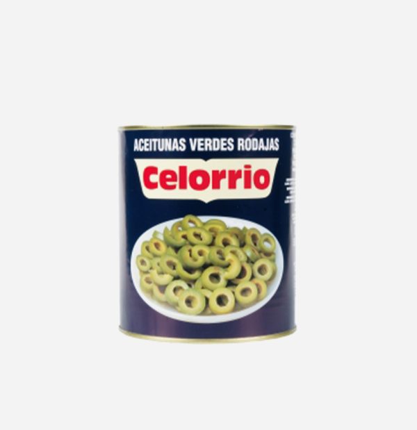ACEITUNAS VERDES LAMINADAS 3KG CELORRIO