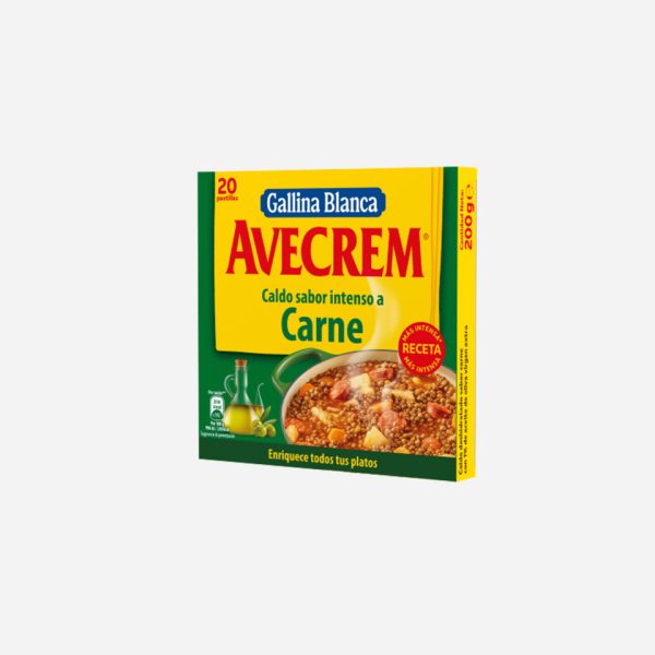 AVECREM CARNE 18X20P G. BLANCA CUCHILLO
