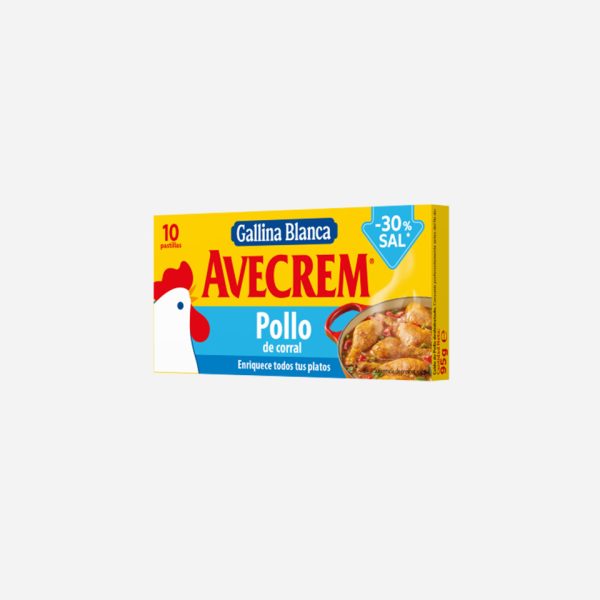 AVECREM POLLO 30x10P G. BLANCA