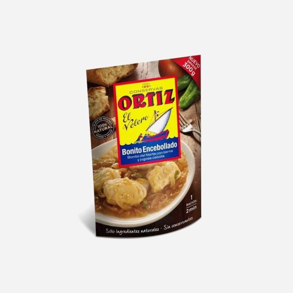 BONITO ENCEBOLLADO POUCH ORTIZ
