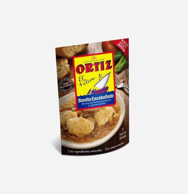 BONITO ENCEBOLLADO POUCH ORTIZ