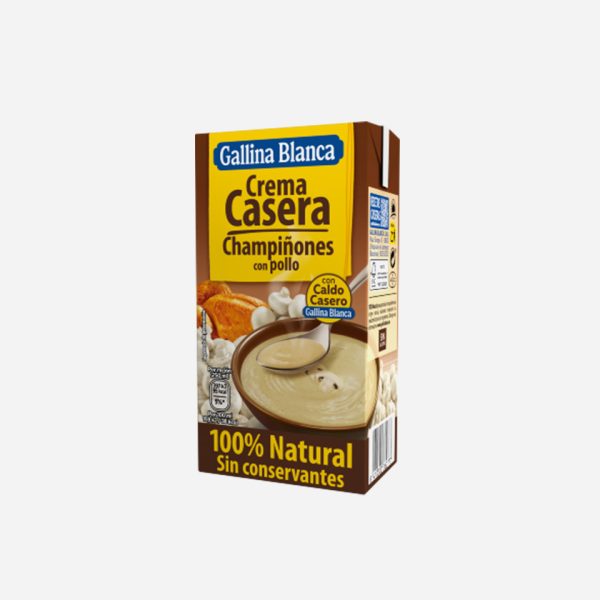 CREMA CHAMPÑ-POLLO 6X0,5L G. BLANCA