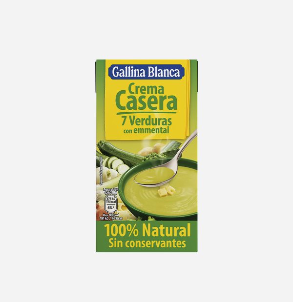 CREMA VERDURAS 8X0,5L G. BLANCA
