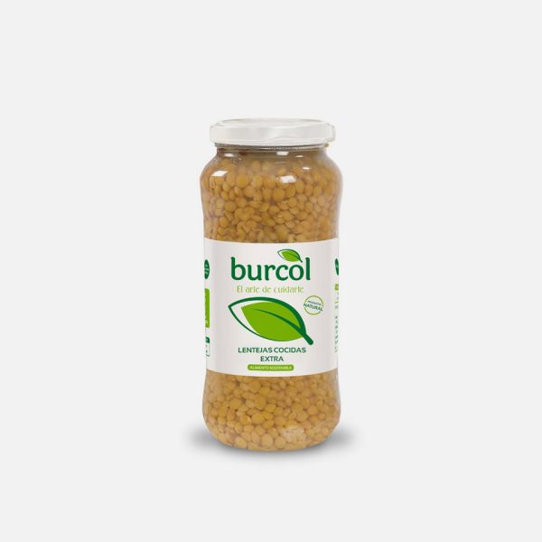 LENTEJA COCIDA 1KG BURCOL