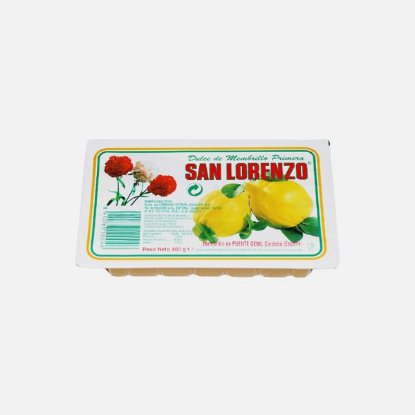 MEMBRILLO DULCE SAN LORENZO 400 GR.