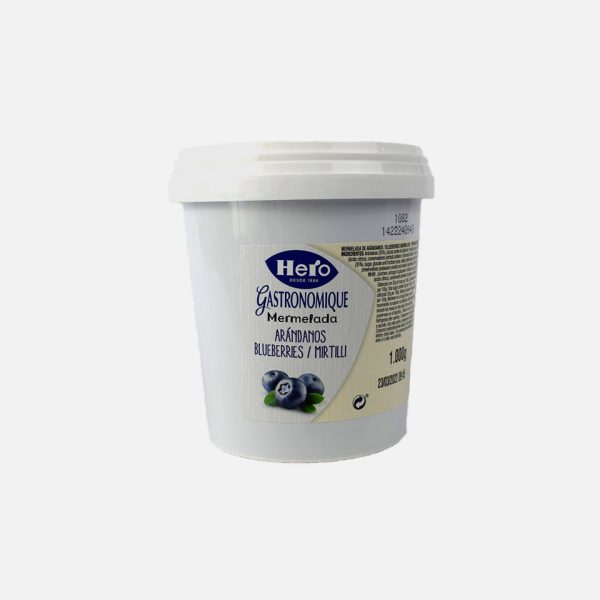 MERMELADA ARANDANOS CUBO 1 KG HERO