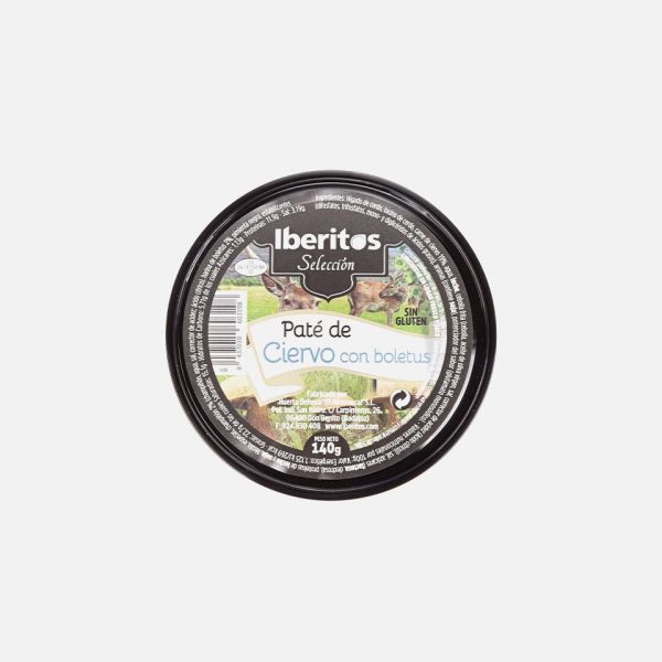 PATÉ CIERVO/BOLETUS 140GR IBERITOS