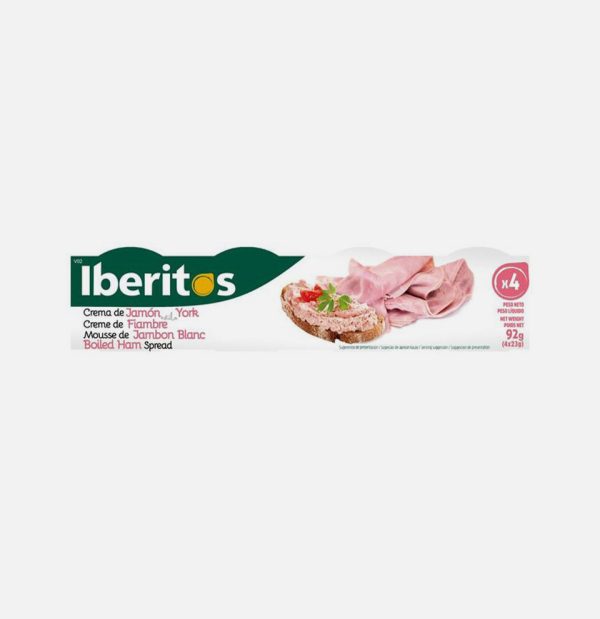 PATÉ JAMÓN YORK PACK-4 X 25 GR. IBERITOS
