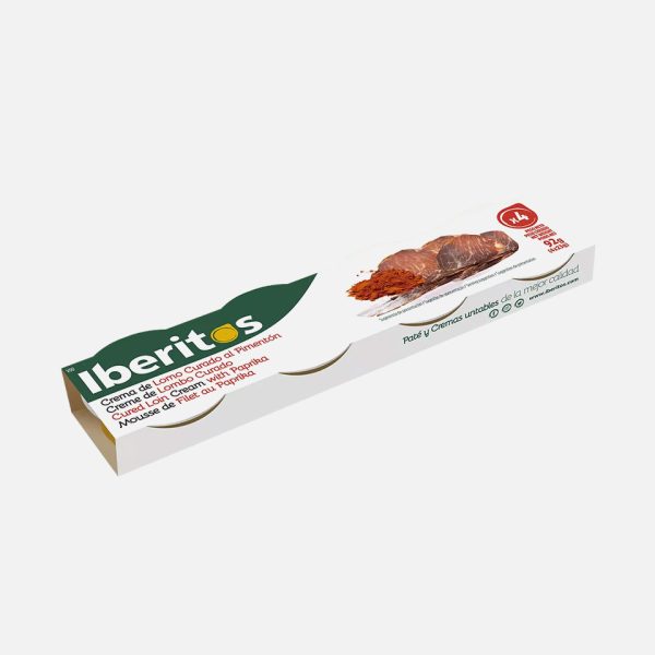 PATÉ LOMO/PIMENT PACK 4 X 25 GR. IBERITOS