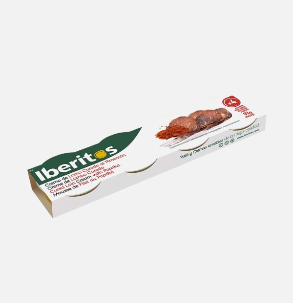 PATÉ LOMO/PIMENT PACK 4 X 25 GR. IBERITOS