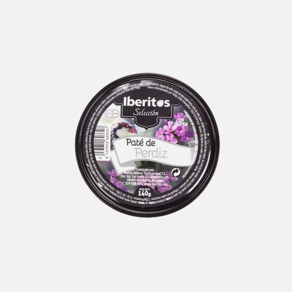PATÉ PERDIZ 140GR IBERITOS