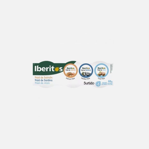 PATÉ PESCADO SURT. 6 PACK-4 X 25 GR. IB.
