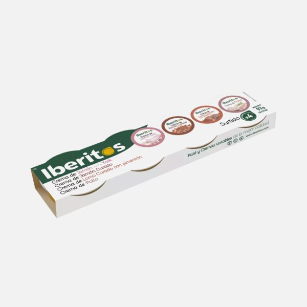 PATÉ SURT. 7 PACK-4 X 25 GR. IBERITOS