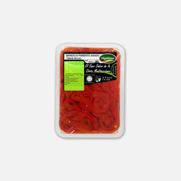 PIMIENTO ASADO TIRAS Bandeja 2500GR VEGASANA