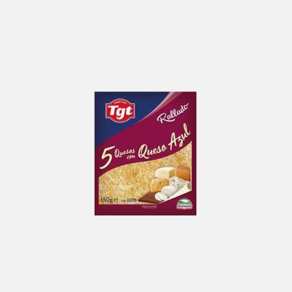 QUESO RALLADO 5 QUESOS 150GR
