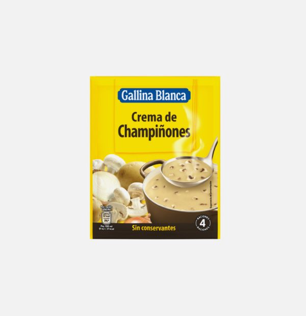 SOPA CREMA CHAMPIÑON G. BLANCA