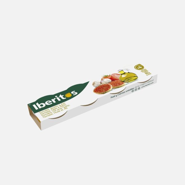 TOMATE-ACTE-AJO PAC-4 X 25 GR. IBERITOS