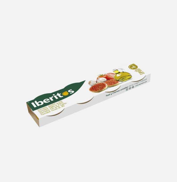 TOMATE-ACTE-AJO PAC-4 X 25 GR. IBERITOS