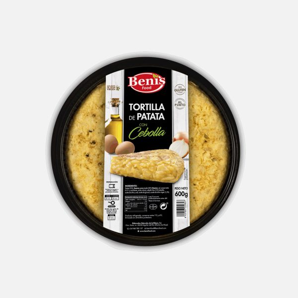 TORTILLA CON CEBOLLA 600GR BENIS FOOD