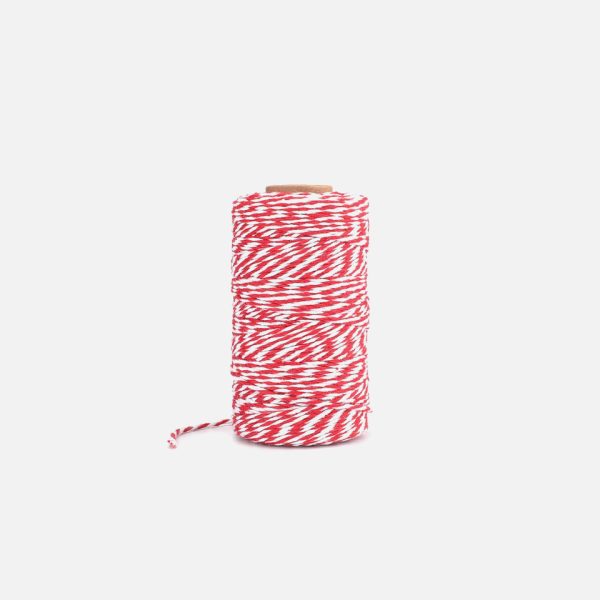 HILO ATAR ROJO/BLANCO 1 KG (5UNID)